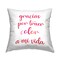 Stupell Industries Gracias por Traer Color Outdoor Printed Pillow